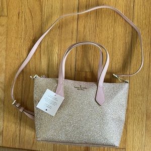 Kate Spade small satchel Joeley rose gold